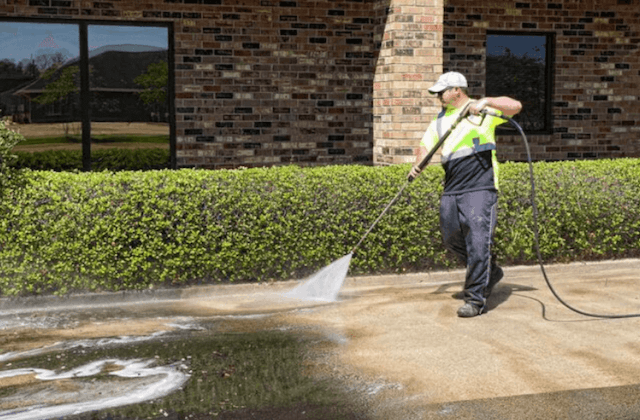 commercial concrete cleaning in troy